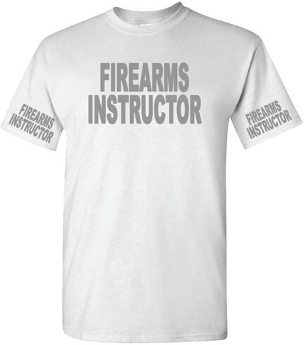 Cold Harbor Firearms Instructor High Visibility Cotton Unisex T-Shirt Mens Womens Staff Security Police Hi Vis Safety Tee in Saudi Arabia