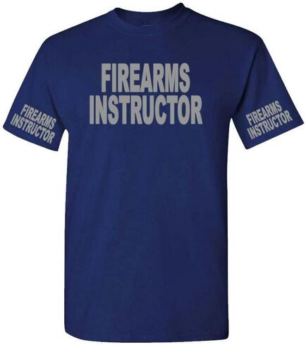Cold Harbor Firearms Instructor High Visibility Cotton Unisex T-Shirt Mens Womens Staff Security Police Hi Vis Safety Tee in Saudi Arabia
