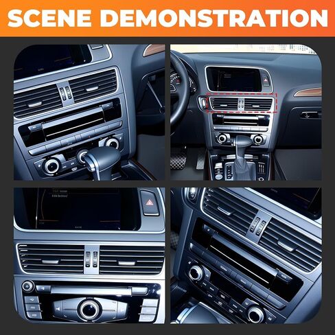 8R1820951L Car Front AC Vent Grille Outlet Panel Compatible with Q5 2009-2017 Dashboard Vent 8R1820951GWVF in Saudi Arabia