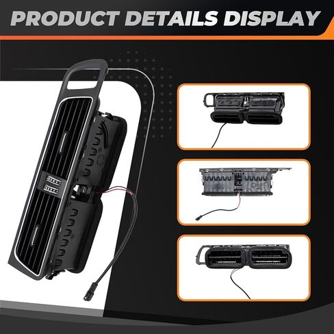 8R1820951L Car Front AC Vent Grille Outlet Panel Compatible with Q5 2009-2017 Dashboard Vent 8R1820951GWVF in Saudi Arabia