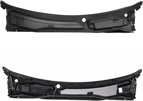 Windshield Wiper Cowl Grille Panel Compatible with Dodge Grand Caravan 2008-2020, for Chrysler Town Country 2008-2016, for Ram C/V 2012-2015, Air Inlet Window Cover Cowl Top Panel 5113548AC Black in Kuwait
