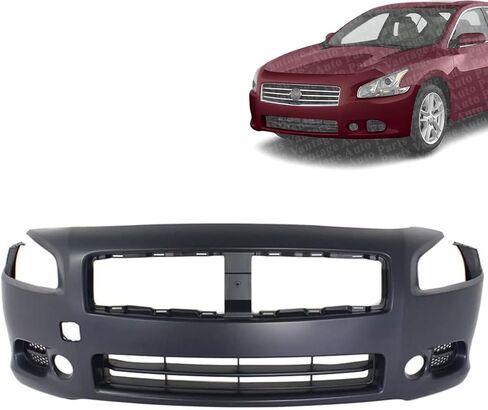 Front Bumper Cover Compatible with Nissan Maxima 2009-2014 | Direct Replacement | Primed | 620229N00H | NI1000258 in Kuwait