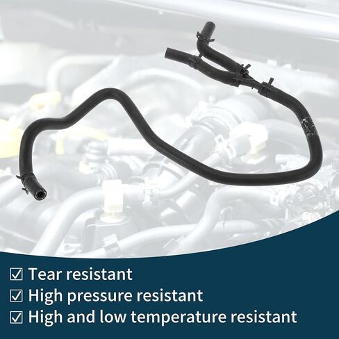 Radiator Hose Heater Hose Radiator Outlet Hose Pipe No.PCH502341 for Land Rover for Range Rover 4.4 V8 2002-2009 Rubber Coolant Pipe Black 1 Pc in Kuwait