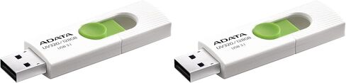 ADATA UV320 USB Flash Drive 128 GB USB Type-A 3.1 (3.1 Gen 1) Green, White - USB Flash Drives (128 GB, USB Type-A, 3.1 (3.1 Gen 1), Dia, 7.9 g, Green, White) in Kuwait