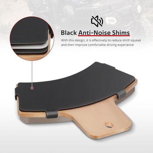 Front & Rear Sintered Brake Pads Compatible With Polaris Sportsman Magnum Trail Blazer Trail Boss Xplorer Xpedition Scrambler 500 425 400 335 330 325 250 in Kuwait