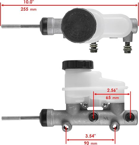 Caltric Complete Brake Master Cylinder compatible with Polaris RZR 1000 2016-2020/ RZR 570 2012-2020 in Saudi Arabia