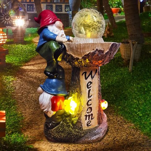 تمثال ملاك للحديقة، تماثيل ملاك للحديقة، 11 بوصة منحوتة الملائكة الشمسية عقد إكليل للفناء في الهواء الطلق، هدايا زينة للشرفة للنساء/الأم/الجدة in Kuwait