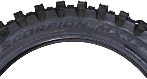 Pirelli Scorpion MX 32 Mid Hard 110/90-19 Rear Dirt Bike Tire with Keychain - Single in Saudi Arabia