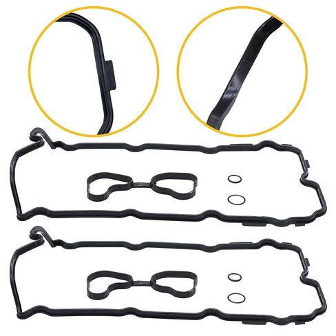 Valve Cover Gasket Set VS50770R VS50496 151093501 Fit for Infiniti EX35 FX35 FX35 G35 JX35 M35 M35h Q50 Q70 QX60 3.5L for Nissan 350Z Altima Maxima Murano Pathfinder Quest 3.5L V6 2007-2020 in Kuwait