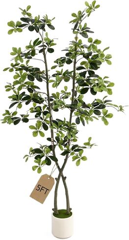 7ft Fake Olive Tree Artificial Indoor,Artificial Olive Tree with Pot,Large Olive Branches,for Home Office House Living Room Decor. in Saudi Arabia