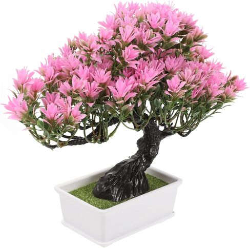 Decorative Fake Bonsai Tree Artificial Potted Plant for Dining Table Living Room Kitchen Desk Home Fake Pine Artificial Plant Ornaments Faux Tree Desktop Adornments in Saudi Arabia