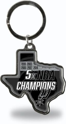 Rico Industries NBA Los Angeles Lakers Champ State Shape Keychain Large in Saudi Arabia