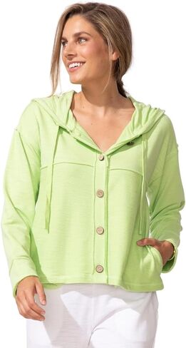 Escape by Habitat Women's Modal Spandex Cruising Hoodie - 26838 in Saudi Arabia