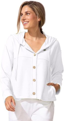 Escape by Habitat Women's Modal Spandex Cruising Hoodie - 26838 in Saudi Arabia