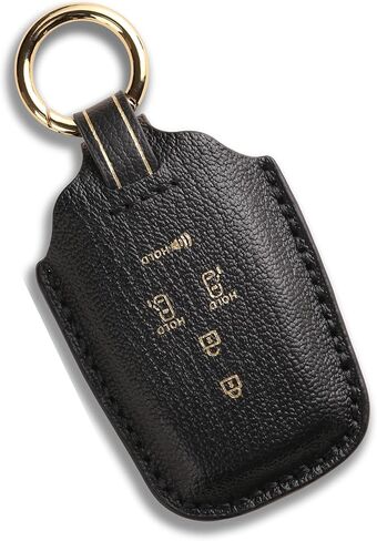 Premium Leather 6-Button Key Fob Cover Case for Toyota Sienna Minivan 2021 2022 2023 2024 2025 2026 (White) in Kuwait