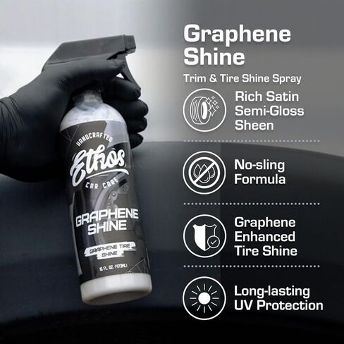 Ethos Handcrafted Car Care Graphene Shine Wheel & Tire Kit in Kuwait