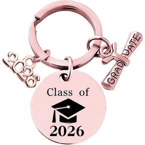 2026 Graduation Gifts - Class of 2026 White Graduation Keychain Keepsake in Kuwait