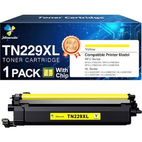 خرطوشة حبر TN229XL TN229XLY صفراء عالية الإنتاجية متوافقة مع بديل Brother TN229XL TN-229XL TN229 لطابعات Brother MFC-L3780CDW MFC-L3720CDW HL-L3280CDW HL-L3300CDW (عبوة واحدة) in Kuwait