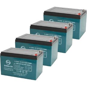 TDPRO 6-DZM-12 Rechargeable Battery 12v 12ah 10hr for ATV Four-Wheeler Go Kart Wheelchair Tricycle (4) in Kuwait