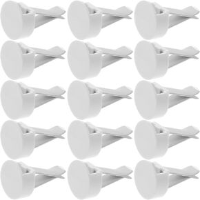 100pcs Air Outlet Clip Vent Clips, Automatic Air Freshener Car Air Conditioner Clips for Home Air Vent Clips Sublimation Air Fresheners Blanks (White) in Kuwait