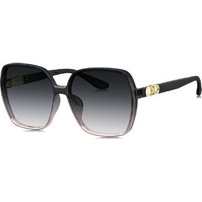 BOLON Women Elegant Oversized Nylon Lens Polarized UV400 Sunglasses BL5098 59mm, Exclusive Eyewear Brand of EssilorLuxottica in Kuwait
