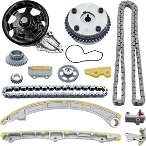 2.4L Engine Timing Chain Kit for Honda Accord 03 2003-2007 CRV 2002-2008 2009 Element 2003-2011, for Acura TSX 2004-2008 2.4 L4 Code K24A8 K24A1 K24A4 Timing Chain Water Pump VVT Sprocket in Kuwait