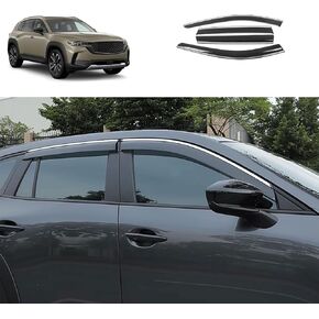 Side Window Deflector Visors Compatible with Mazda CX50 CX-50 2023 2024 2025 2026 Acrylic Smoke Tinted Sun Rain Wind Guards Shield Vent Cover Car Accessories 4PCS in Kuwait