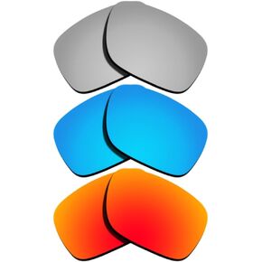 عدسات بديلة باللون الفضي والثلجي والأزرق والبرتقالي والأحمر لـ-Oakley Forehand OO9179 مستقطبة in Kuwait