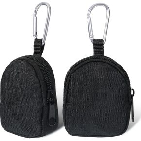 محفظة للعملات المعدنية مع مشبك بحلقة تسلق، وحقيبة جيب، وسلسلة مفاتيح صغيرة لمحفظة العملات المعدنية للرجال، وحقيبة تنظيم الإكسسوارات لسماعات الأذن لمفتاح السيارة والعملات المعدنية in Kuwait