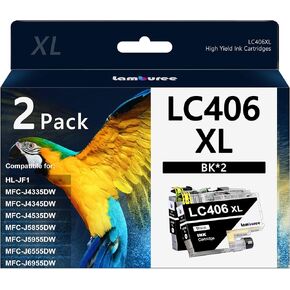LC406XL Ink Cartridges with High-Yield Replacement for Brother LC406 XL Work with MFC-J4335DW MFC J4535DW MFC-J5855DW MFC-J5955DW MFC-J6555DW MFC-J6955DW Printers (5 Pack) in Kuwait