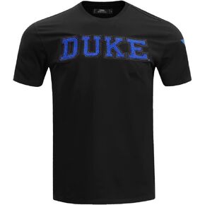 Pro Standard Mens Duke University Classic Chenille Short Sleeve Tee Black XL in Kuwait