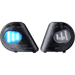 AstraDepot 2X تحت مرآة البركة LED ضوء الجليد الأزرق متوافق مع 2010 2011 2012 2013 2014 2015 2016 2017 2018 2019 دودج رام 1500 2500 3500 4500 5500 in Kuwait