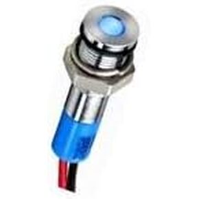 Q6F3BXXG24E, LED Panel Mount Indicator Uni-Color Green 12mcd Automotive 2-Pin (5 Items) in Saudi Arabia