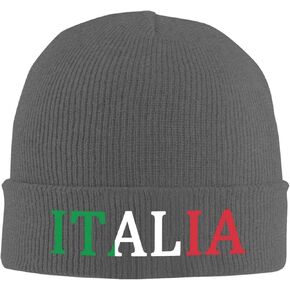 Italia Italy Italian Beanie Hat Unisex Knit Hat Ski Stocking Cuffed Cap in Saudi Arabia