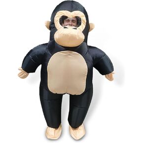 Pamir Inflatable Costume Gorillas Costumes Fancy Dress Cosplay Blow Up Jumpsuit Christmas Halloween Costumes in Kuwait