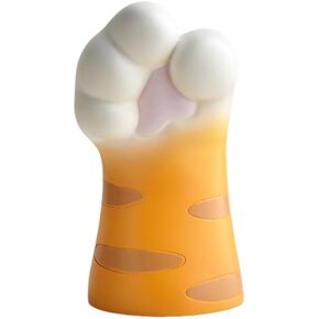 WAIT FLY Cat Paw Vase for Flower Dry Flower Hydroponic Planter Resin Decorative Vase for Home Room Office Party Wedding-Orange in Kuwait