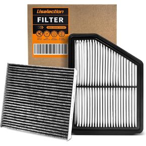 Cabin Engine Air Filter W/Activated Carbon Kit for Civic (2016-2025), HR-V (2023-2025). Replaces 17220-5BA-A00 CA12051 80292-TF0-G01 CF11182 (NOT FOR 1.5L/Turbo Eng, Civic Hatchback/Type R) in Kuwait
