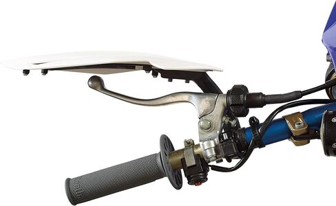 Polisport MX Flow Handguard for Motocross Motorcycles–for Husqvarna TE/FE(14-17), TC/FC(14-23), GasGas MC/MCF 21(21-23), Sherco SE/SEF(17-26), KTM SX/EXC(14-23) Dirt Bikes – Orange/White in Kuwait