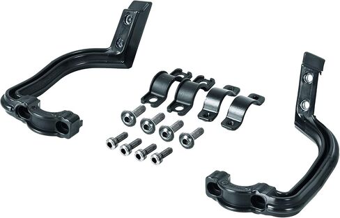 Polisport MX Flow Handguard for Motocross Motorcycles–for Husqvarna TE/FE(14-17), TC/FC(14-23), GasGas MC/MCF 21(21-23), Sherco SE/SEF(17-26), KTM SX/EXC(14-23) Dirt Bikes – Orange/White in Kuwait