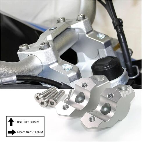 Motorcycle Handlebar Riser Motorcycle Handlebar Riser For B&MW For F850GS For F 850 Gsfor F850 GS For ADV For F900R For F900XR Lift Handlebar Riser Clip Extension Adapter Extender Handlebar Risers Cla in Kuwait