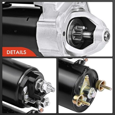 A-Premium Starter Motor Compatible with Audi 80 90 2.0L, A4/A4 Quattro 1997-2005 L4 1.8L & Volkswagen Passat 1998-2004 1.8L, 12V 1.1KW 9 Teeth Clockwise, Replace# 0001107018, 0001107054, 0001107055 in Saudi Arabia