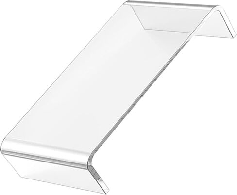 balacoo Acrylic Monitor Stand Riser Small Computer Heightening Stand with Neck Support for Laptop Desk Organizer Home Office in Saudi Arabia