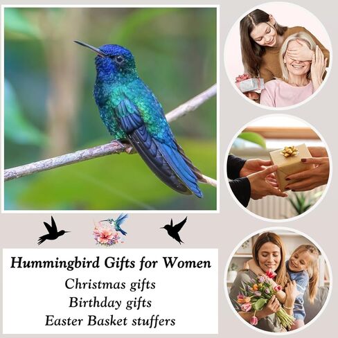 GULICX Hummingbird Gifts for Women, Hummingbird Earrings Jewelry Decor, Christmas Birthday Gifts for Her Women Girls Friends with Card in Kuwait