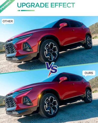 Smoked Lens Full Led Bumper Side Marker Lights for Chevy Blazer 2019-2023, for Cadillac XT5 2017-2024, for Cadillac ATS 2013-2014 Smoekd Lens Front Markers Driving Singal Lamps, pack of 2 in Kuwait