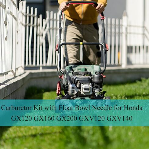 Carburetor Kit with Float Bowl Needle for Honda GX120 GX160 GX200 GXV120 GXV140 GXV160 Engine Replace 16010-ZE1-812 with Gasket Seal Pin in Kuwait