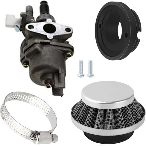 مكربن ​​لمحرك ثنائي الأشواط 43CC 47CC 49CC 50CC مع حشية القصب المدخول مجموعة مرشح الهواء المسمار المكربن ​​يناسب المحرك Carb X1 X2 X6 X8 in Kuwait