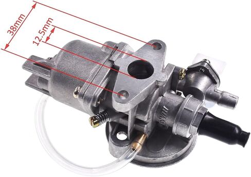 مكربن ​​لمحرك ثنائي الأشواط 43CC 47CC 49CC 50CC مع حشية القصب المدخول مجموعة مرشح الهواء المسمار المكربن ​​يناسب المحرك Carb X1 X2 X6 X8 in Kuwait