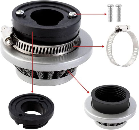 مكربن ​​لمحرك ثنائي الأشواط 43CC 47CC 49CC 50CC مع حشية القصب المدخول مجموعة مرشح الهواء المسمار المكربن ​​يناسب المحرك Carb X1 X2 X6 X8 in Kuwait