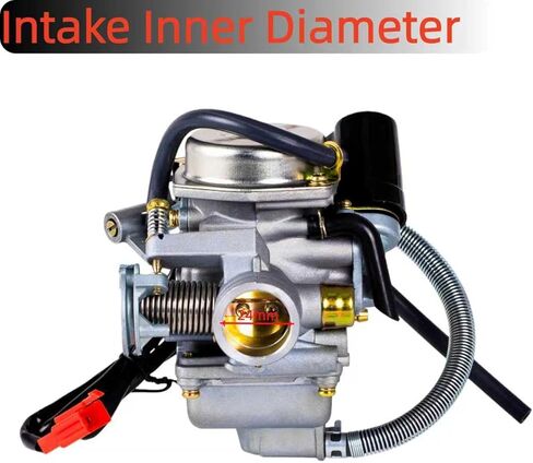 High Performance GY6 150cc Carburetor 24mm PD24J for 4 Stroke 125cc 152QMJ 157QMJ Engines Electric Choke Fit for Scooter ATV Go Kart Moped UTV Motorcycle with Carb Jets Kit in Kuwait