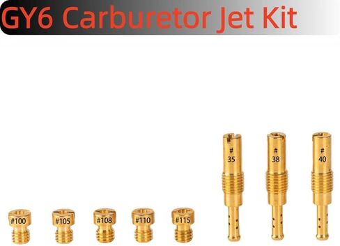 High Performance GY6 150cc Carburetor 24mm PD24J for 4 Stroke 125cc 152QMJ 157QMJ Engines Electric Choke Fit for Scooter ATV Go Kart Moped UTV Motorcycle with Carb Jets Kit in Kuwait
